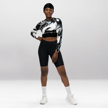 Crop Top Manches Longues Femme – Aquarelles