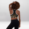 Brassière de Sport Rembourrée Précision Combat Orange