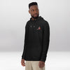 Sweat à Capuche Coton Bio Brodé Noir