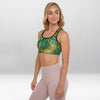 Brassière de Sport Rembourrée Précision Vert Paon