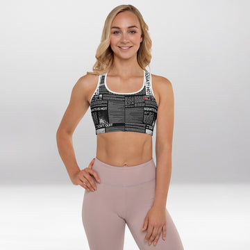 Brassière de Sport Rembourrée Précision Lis Tout à Ce Sujet