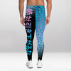 Legging d’Entraînement Homme Dégradé Bleu