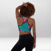 Brassière de Sport Rembourrée Précision Croix Turquoise