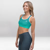Brassière de Sport Rembourrée Turquoise