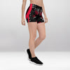 Short Court Femme Fleur Numérique