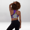 Brassière de Sport Rembourrée Précision Croix Violette