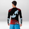 Rashguard Homme Ajusté Musclé – Dragon Éternel