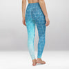 Legging d’Entraînement Éclats de Cristal Bleu