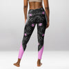 Legging d’Entraînement Fleur Sombre