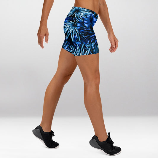 Short Court Femme Nuit de Givre Bleue