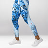 Legging d’Entraînement Teinte Bleue