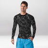Rashguard Homme Ajusté Musclé – Combat Militaire