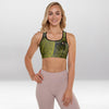 Brassière de Sport Rembourrée Précision Feuille Dorée