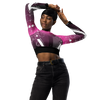 Crop Top Manches Longues Femme – Évasion Rose
