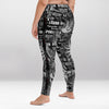 Legging d’Entraînement Passion Sportive Noire