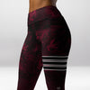 Legging d’Entraînement Lys Rouge