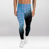 Legging d’Entraînement Homme Dégradé Bleu