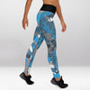 Legging d’Entraînement Camouflage Étoilé Bleu