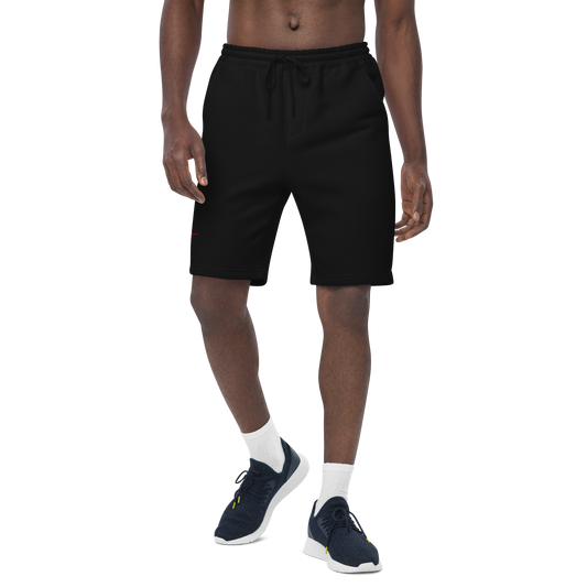 Short Molletonné Noir Brodé Homme – Shapeit
