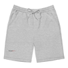 Short Molletonné Gris Chiné Brodé Homme – Shapeit