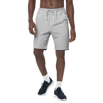 Short Molletonné Gris Chiné Brodé Homme – Shapeit