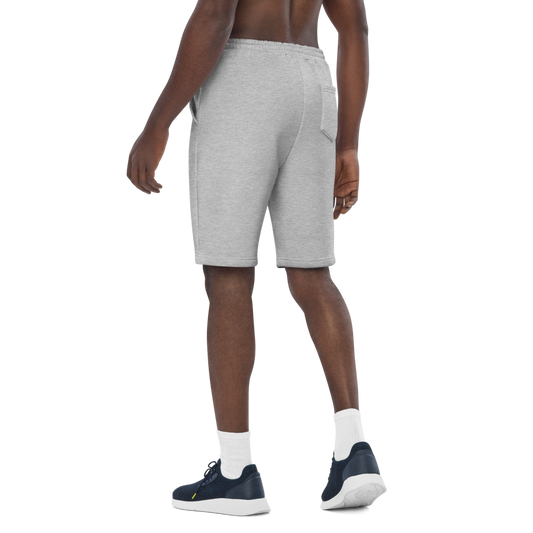Short Molletonné Gris Chiné Brodé Homme – Shapeit