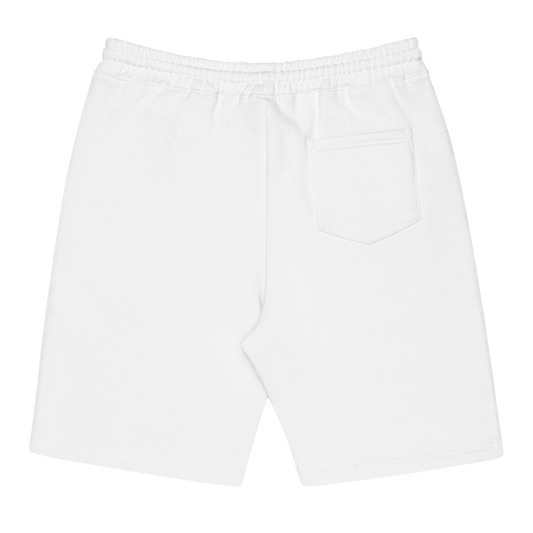 Short Molletonné Blanc Brodé Homme – Shapeit