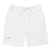 Short Molletonné Blanc Brodé Homme – Shapeit