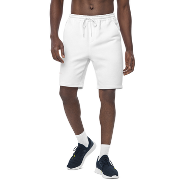 Short Molletonné Blanc Brodé Homme – Shapeit