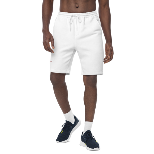 Short Molletonné Blanc Brodé Homme – Shapeit
